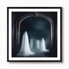 Ghosts In The Hallway Art Print