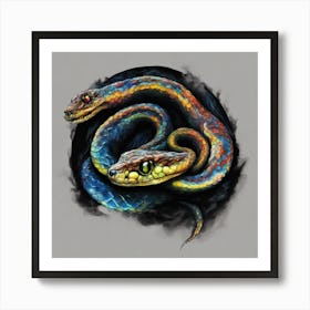 Snakes Art Print