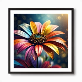 Colorful Flower 1 Art Print