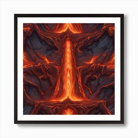 Lava Art 2 Art Print