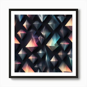 Abstract Geometric Pattern 24 Art Print