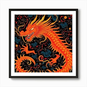 Dragon Chinese Art Print