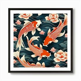 Koi Fish 4 Art Print