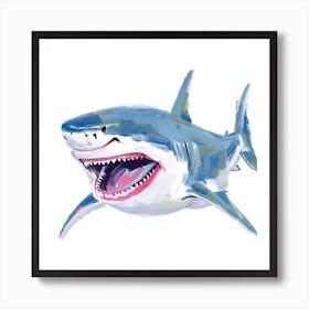 Great White Shark 02 Art Print