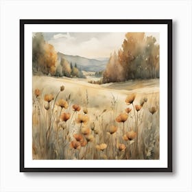 Poppy Field Art Print