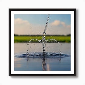 Water Splash 4 Art Print