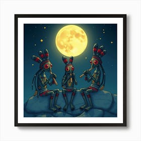 Aztecs 1 Art Print