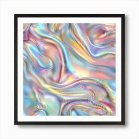 Holographic Background 1 Art Print