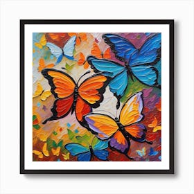 Butterfly Painting 36 Art Print