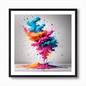 Color Splash Art Print