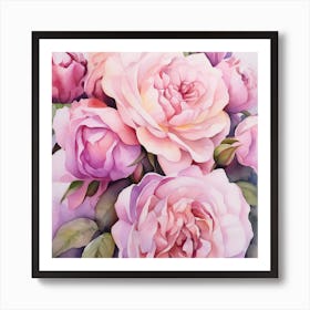 English Roses Art Print