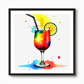 Colorful Drink 10 Art Print