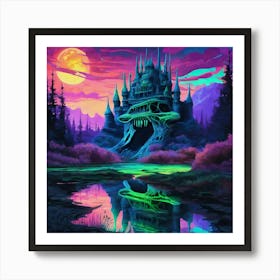 Fairytale Castle 19 Art Print