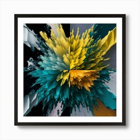 Abstract Painting 43 Art Print