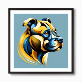 Staffordshire Bull Terrier 02 Art Print