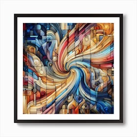 Abstract Abstract Painting 1 Art Print