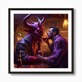 Devils And Angels Art Print