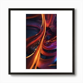 Abstract Swirls 2 Art Print