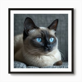 Siamese Cat Art Print