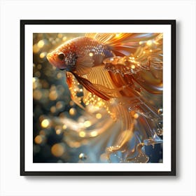 Siamese Fish 1 Art Print