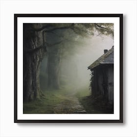 House In The Woods Art Print