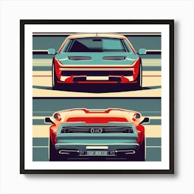 Audi A6 1 Art Print