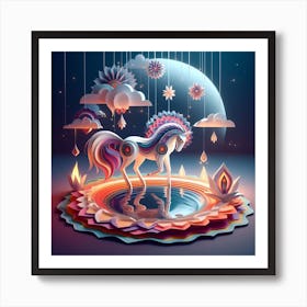 Unicorn Art Art Print