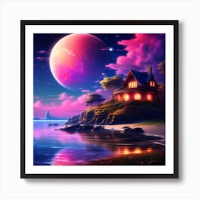 House On The Beach 4 Art Print