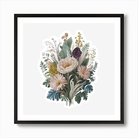 Bouquet Of Flowers 11 Art Print