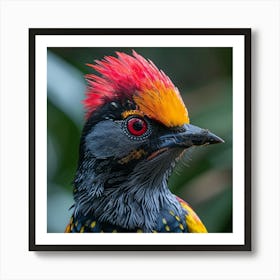 Red-Throated Woodpecker Art Print