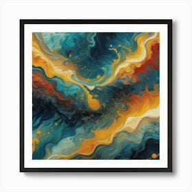 Abstract Painting 115 Art Print