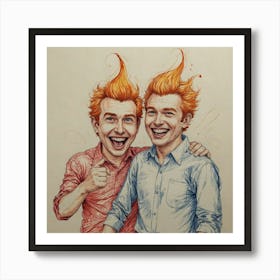 Dick And Jack Art Print