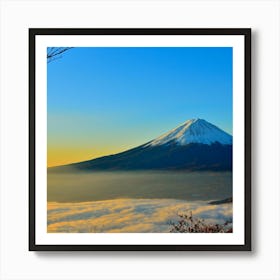 Mt Fuji At Sunrise Art Print