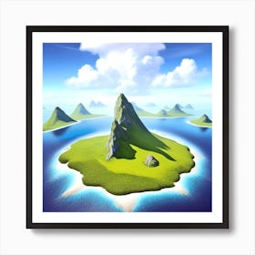 Island In The Sea Art Print