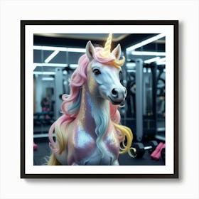 Leonardo Phoenix 10 A Majestic Unicorn With A Shimmering Coat 0 Art Print