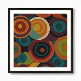 Abstract Circles 9 Art Print