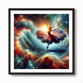 dancer in the heavens Art Print