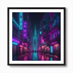 Luminous Metropolis 1 Art Print