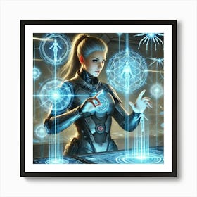 Alina Volkov Energy Field Manipulation Art Print