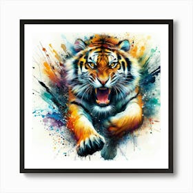 Tiger Painting 1 Art Print