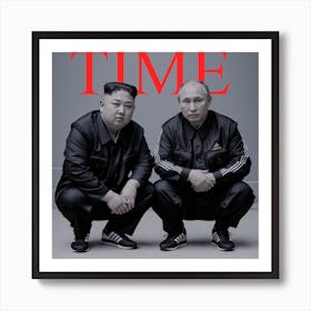 Time Cover Putin Kim Art Print