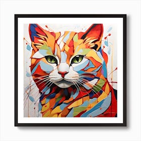 Cat Art Art Print