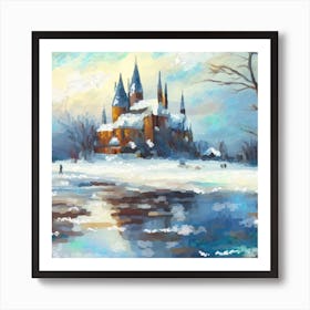 Winter and the Castle Art Print