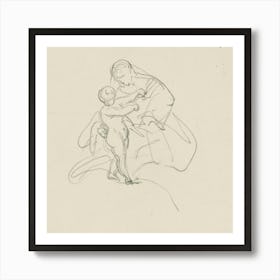 Virgin And Child Art Print