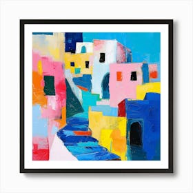 Abstract Travel Collection Algeria 6 Art Print