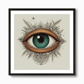 Eye Of The Gods 1 Art Print