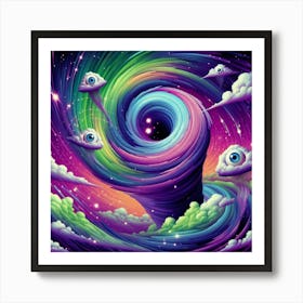 Psychedelic Painting 4 Art Print