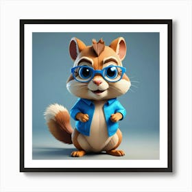 Chipmunk 9 Art Print