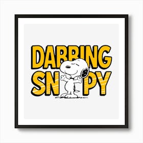 Dabbing Snoopy Series (7) Art Print