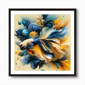 Betta Splendens 01 1 Art Print